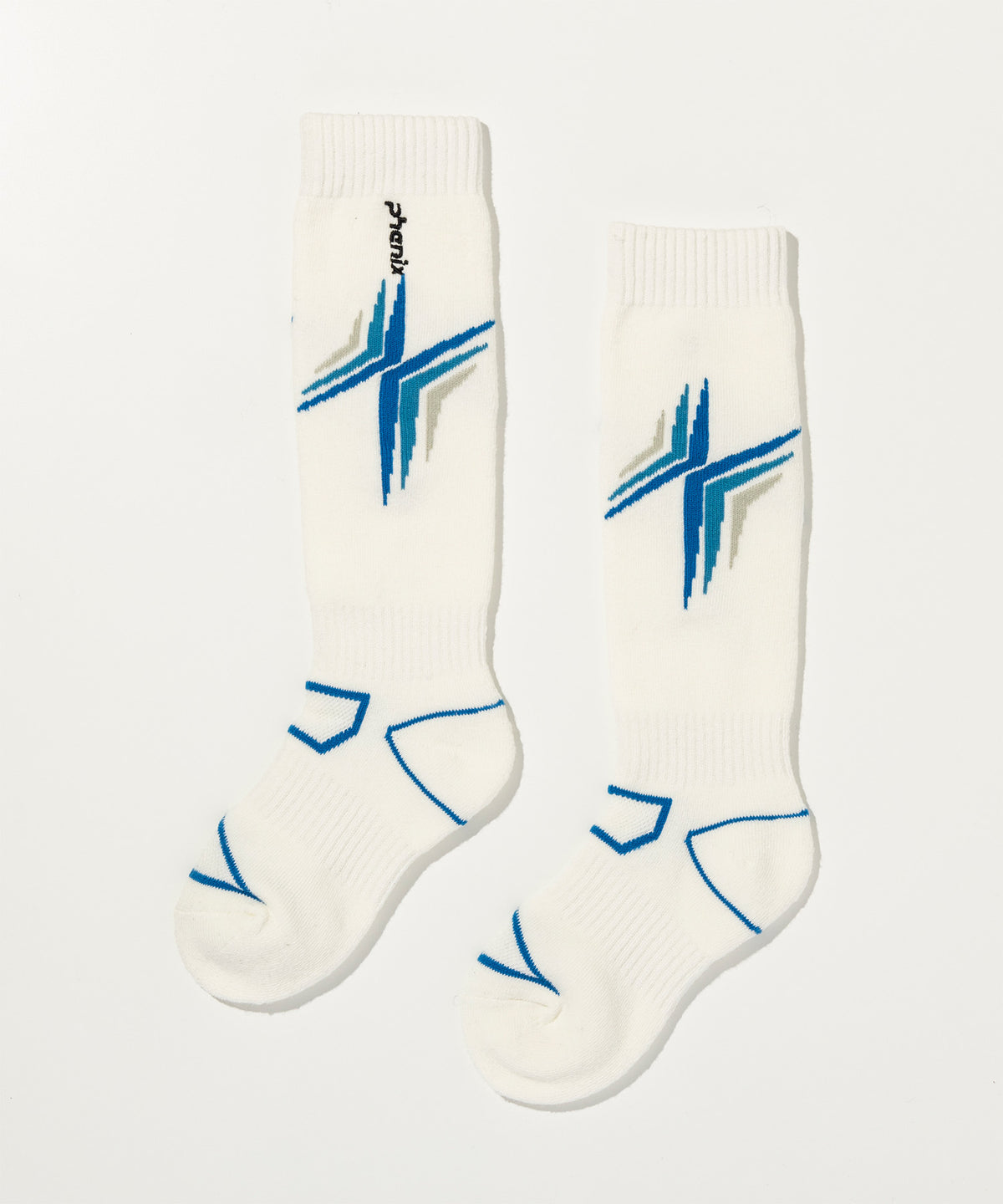 【KIDS/JUNIOR】Cross Motif Ski Socks / クロスモチーフスキーソックス / phenix スキーウェア 26AW