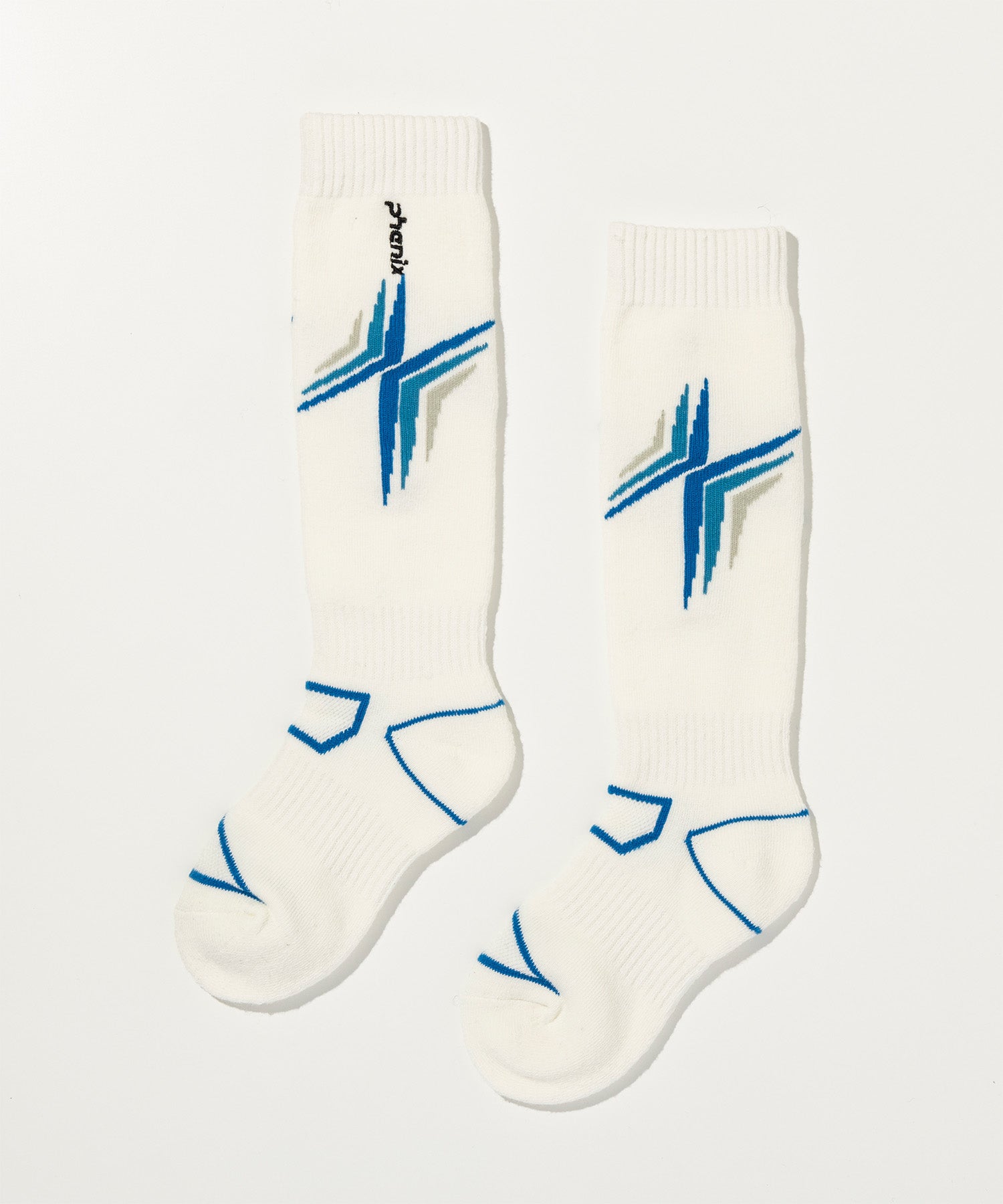 KIDS/JUNIOR】Cross Motif Ski Socks / クロスモチーフスキーソックス