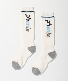 【WOMENS】Color Block Logo Ski Socks / カラーブロックロゴスキーソックス / phenix スキーウェア 26AW