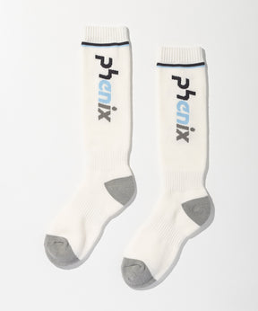 【WOMENS】Color Block Logo Ski Socks / カラーブロックロゴスキーソックス / phenix スキーウェア 26AW