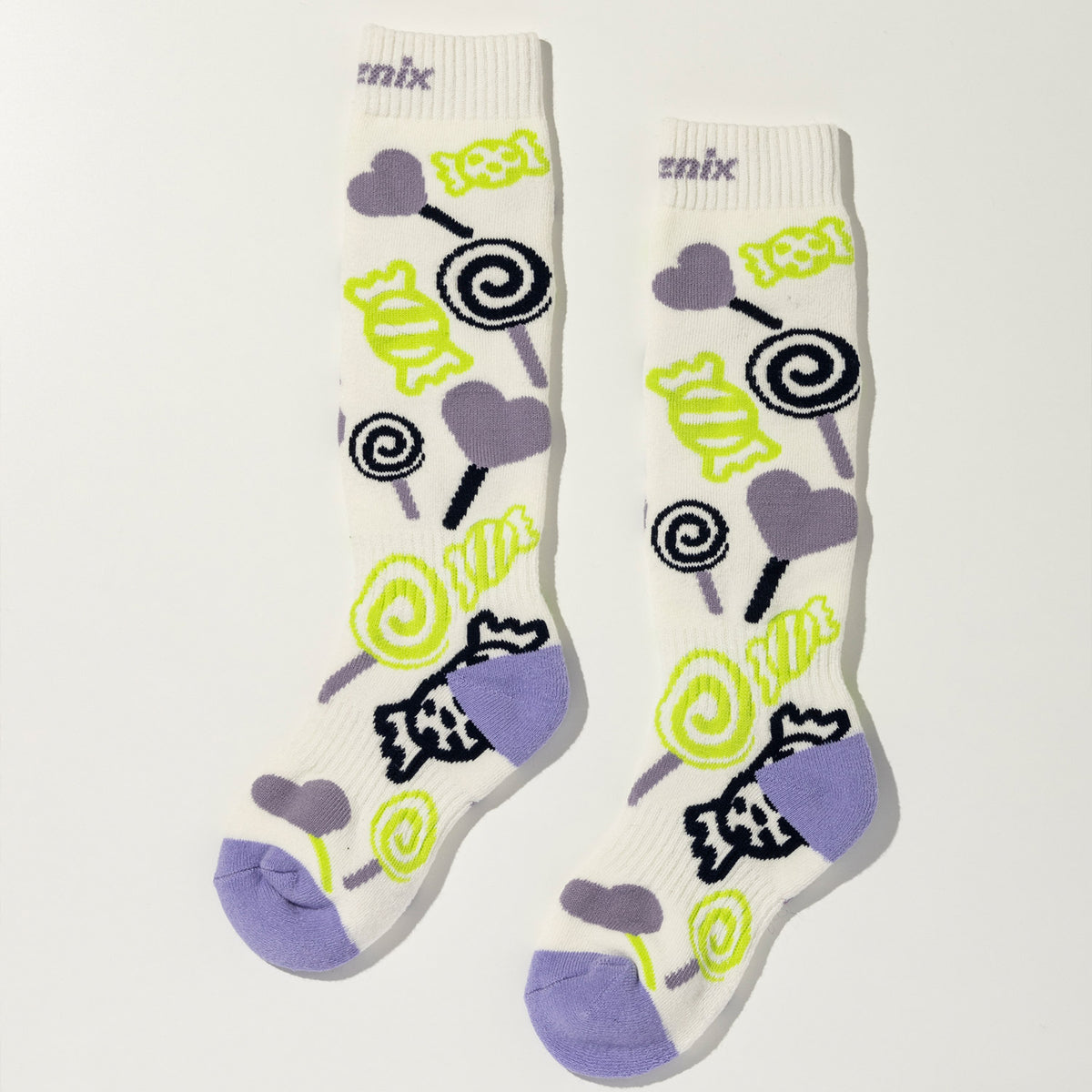 KIDS/JUNIOR】Candy Motif Ski Socks / キャンディモチーフスキー