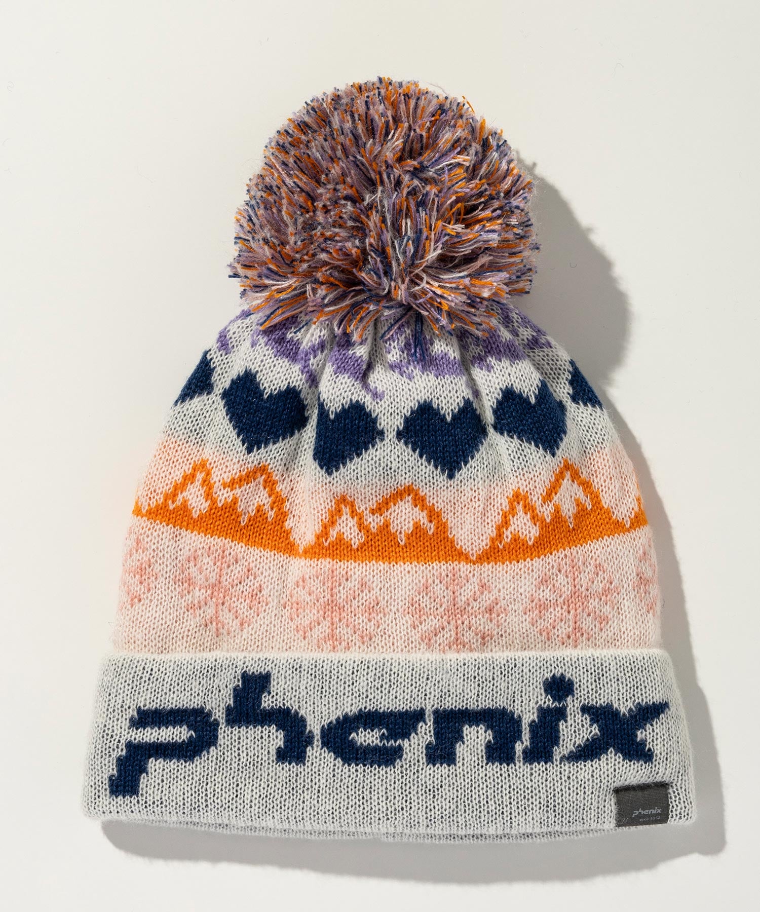 【KIDS/JUNIOR】Snow Pattern Knit Cap / スノーパターンニットキャップ / phenix スキーウェア 26AW