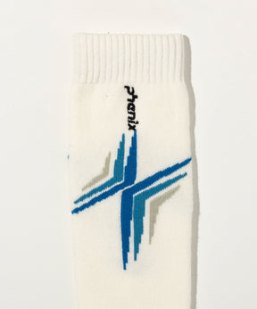 【KIDS/JUNIOR】Cross Motif Ski Socks / クロスモチーフスキーソックス / phenix スキーウェア 26AW