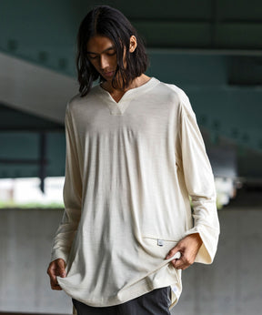 【MENS】Wool Blend Nomadic Shirts WOL ウールジャージー素材 断熱 防臭 ドライ ロングスリーブシャツ ウールブレンド ロンT / 100% Wool Jersey / アルクフェニックス