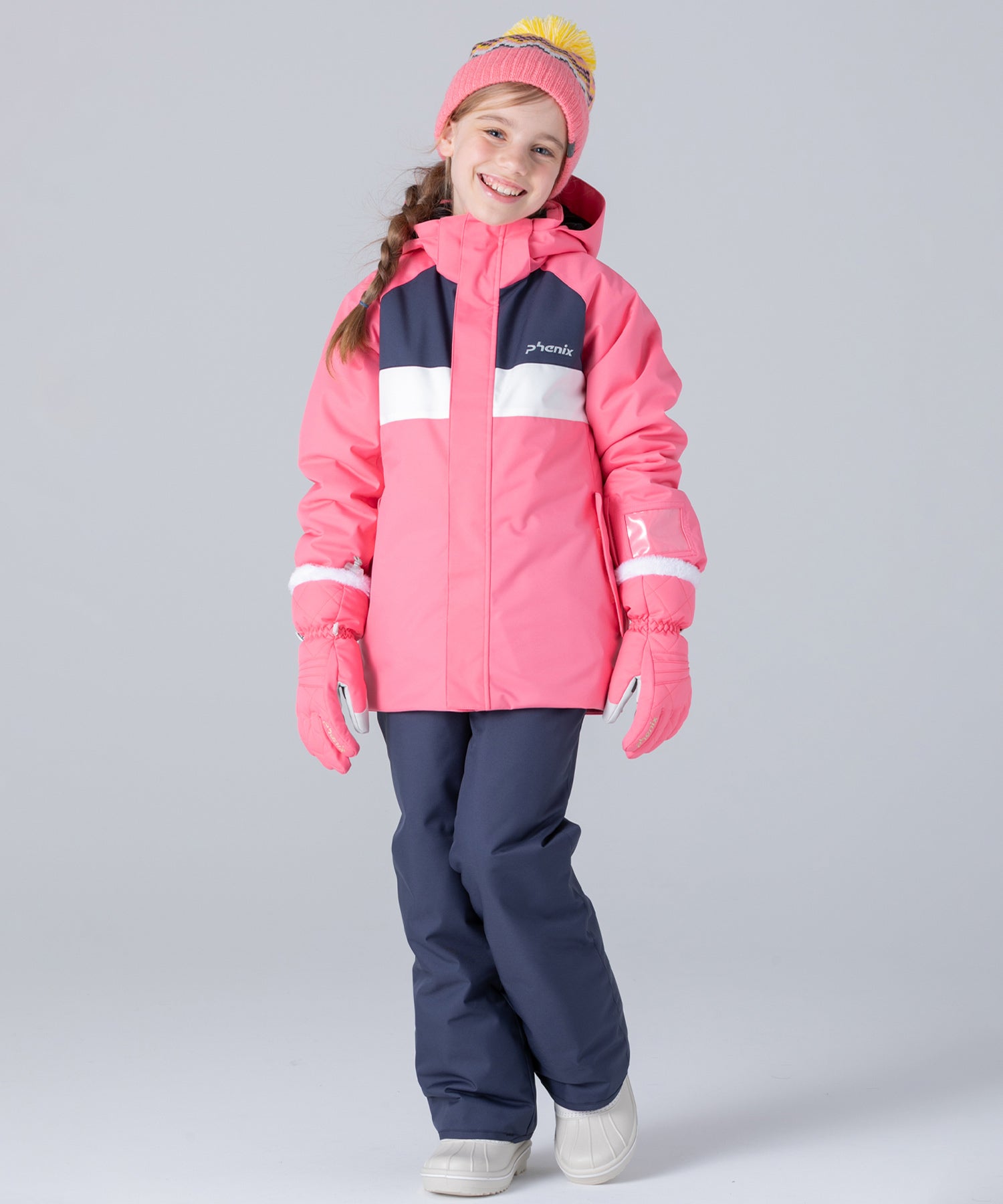 【KIDS/JUNIOR】Round Flap Two-piece ラウンドフラップツーピース / 最大20cmサイズ調整可能  /phenixスキーウェア 25AW