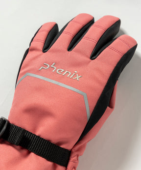 【KIDS/JUNIOR】Ski Slope Ribbed Junior Gloves スキースロープリブジュニアグローブ / JUNIOR ACC / 子供用 スノーグローブ / phenixスキーウェア 24AW