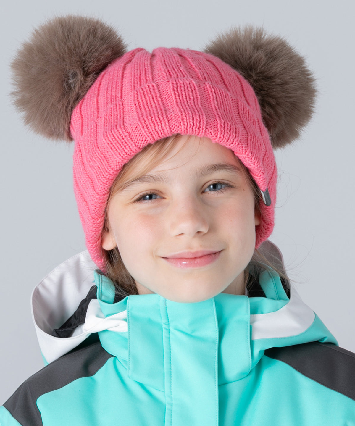【KIDS/JUNIOR】Low Gauge Double Pompon Watch Hat  ローゲージダブルポンポンニットハット /phenixスキーウェア 25AW