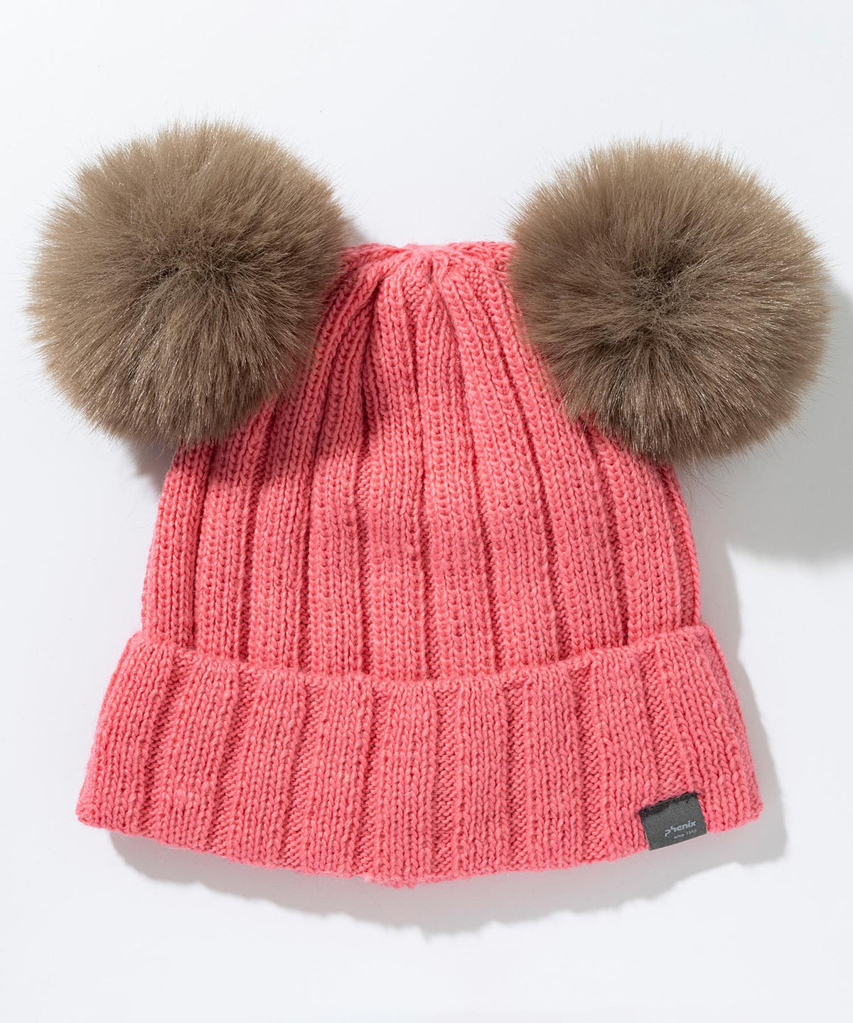 【KIDS/JUNIOR】Low Gauge Double Pompon Watch Hat  ローゲージダブルポンポンニットハット /phenixスキーウェア 25AW