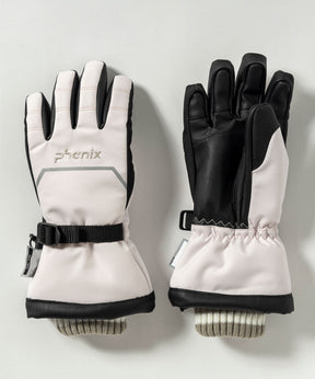 【KIDS/JUNIOR】Ski Slope Ribbed Junior Gloves スキースロープリブジュニアグローブ / JUNIOR ACC / 子供用 スノーグローブ / phenixスキーウェア 24AW