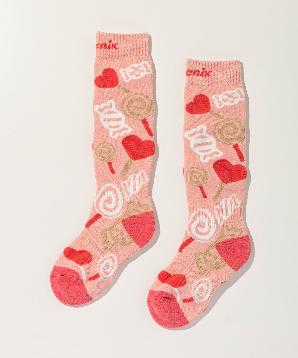 【KIDS/JUNIOR】Candy Motif Ski Socks / キャンディモチーフスキーソックス / phenix スキーウェア 26AW