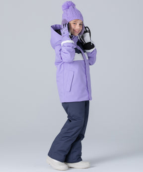 【KIDS/JUNIOR】Round Flap Two-piece ラウンドフラップツーピース / 最大20cmサイズ調整可能  /phenixスキーウェア 25AW
