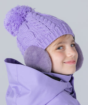 【KIDS/JUNIOR】Low Gauge Earflap Watch Hat  ローゲージイヤーフラップニットハット /phenixスキーウェア 25AW