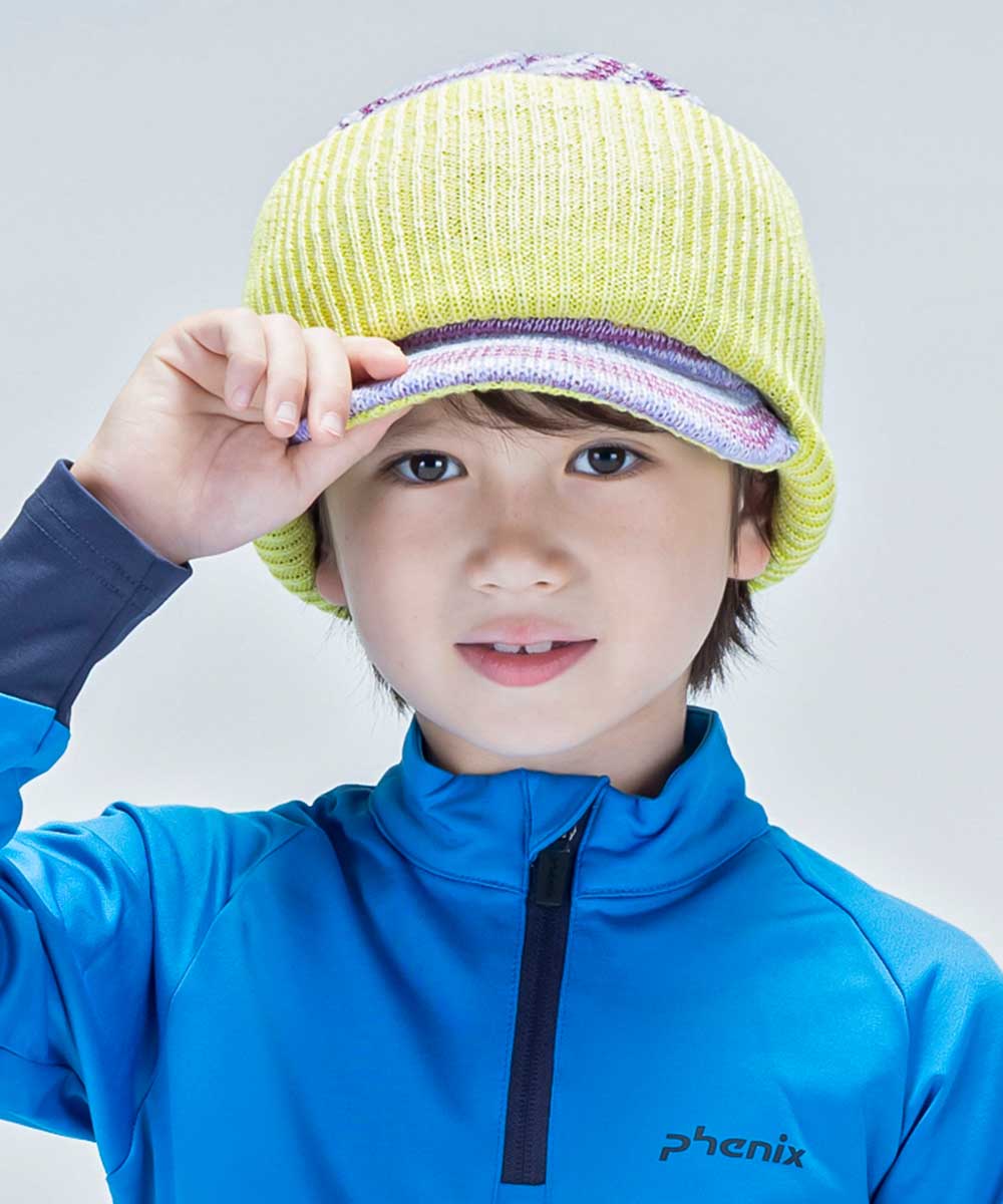 【KIDS/JUNIOR】子供用スキーウェア ニットキャップ Color glasses Junior Knit Hat / Jr ACC /phenixスキーウェア23AW新作