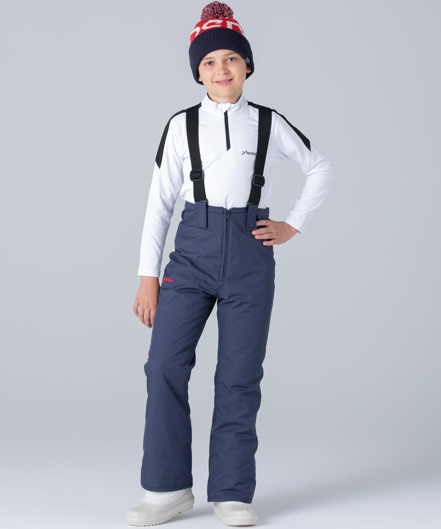 【KIDS/JUNIOR】Asymmetrical Bicolor Two-piece アシンメトリカルバイカラーツーピース /phenixスキーウェア 25AW