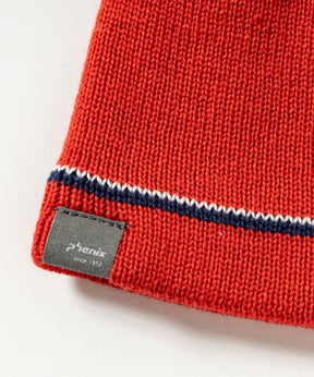 【KIDS/JUNIOR】Double Line Junior Beanie ダブルラインジュニアニットハット / JUNIOR ACC / 子供用 ニットキャップ / phenixスキーウェア 24AW