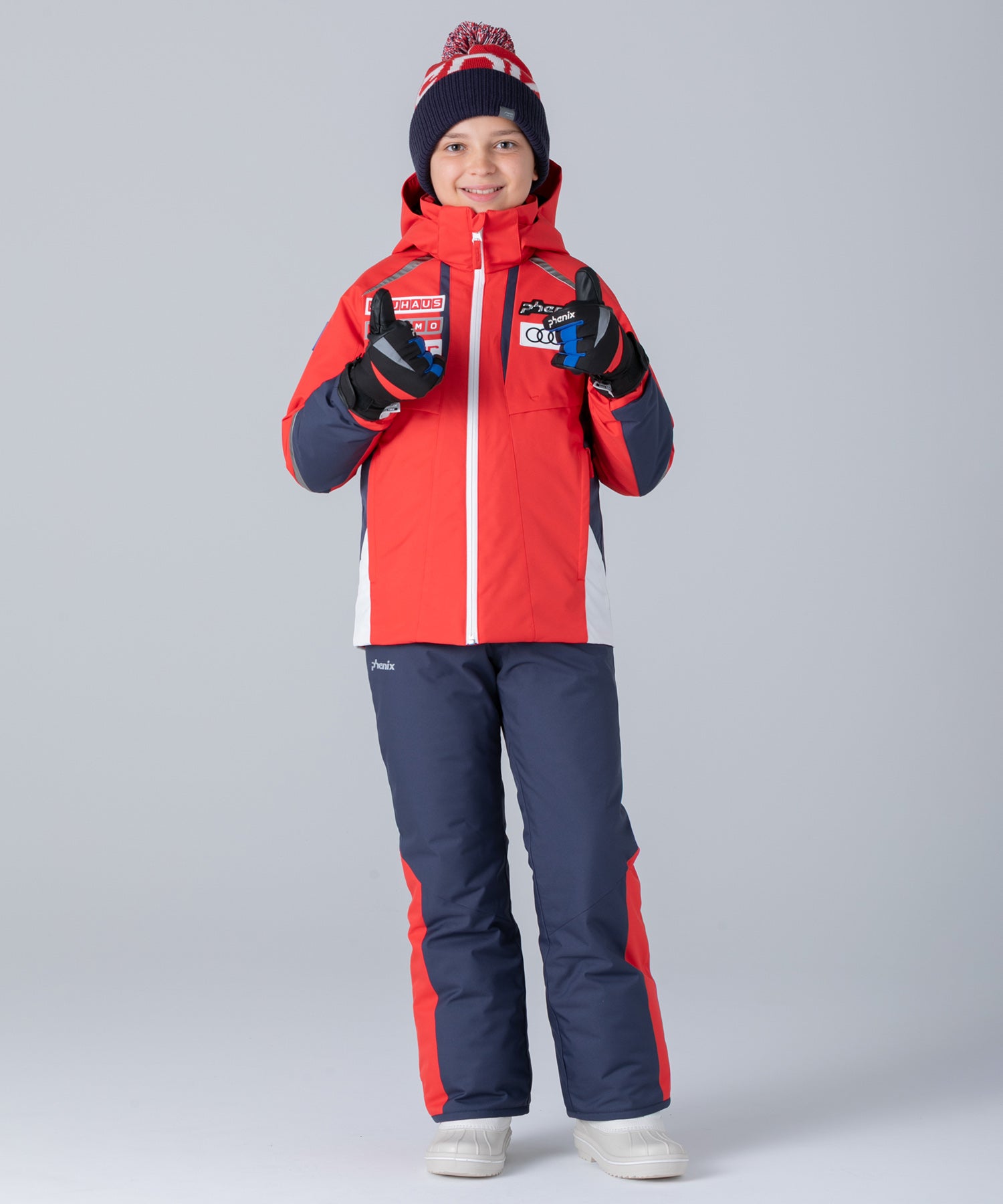 【KIDS/JUNIOR】Sweden Junior Two-piece スウェーデンジュニアツーピース / SWEDEN / 最大20cmサイズ調整可能 /phenixスキーウェア 25AW