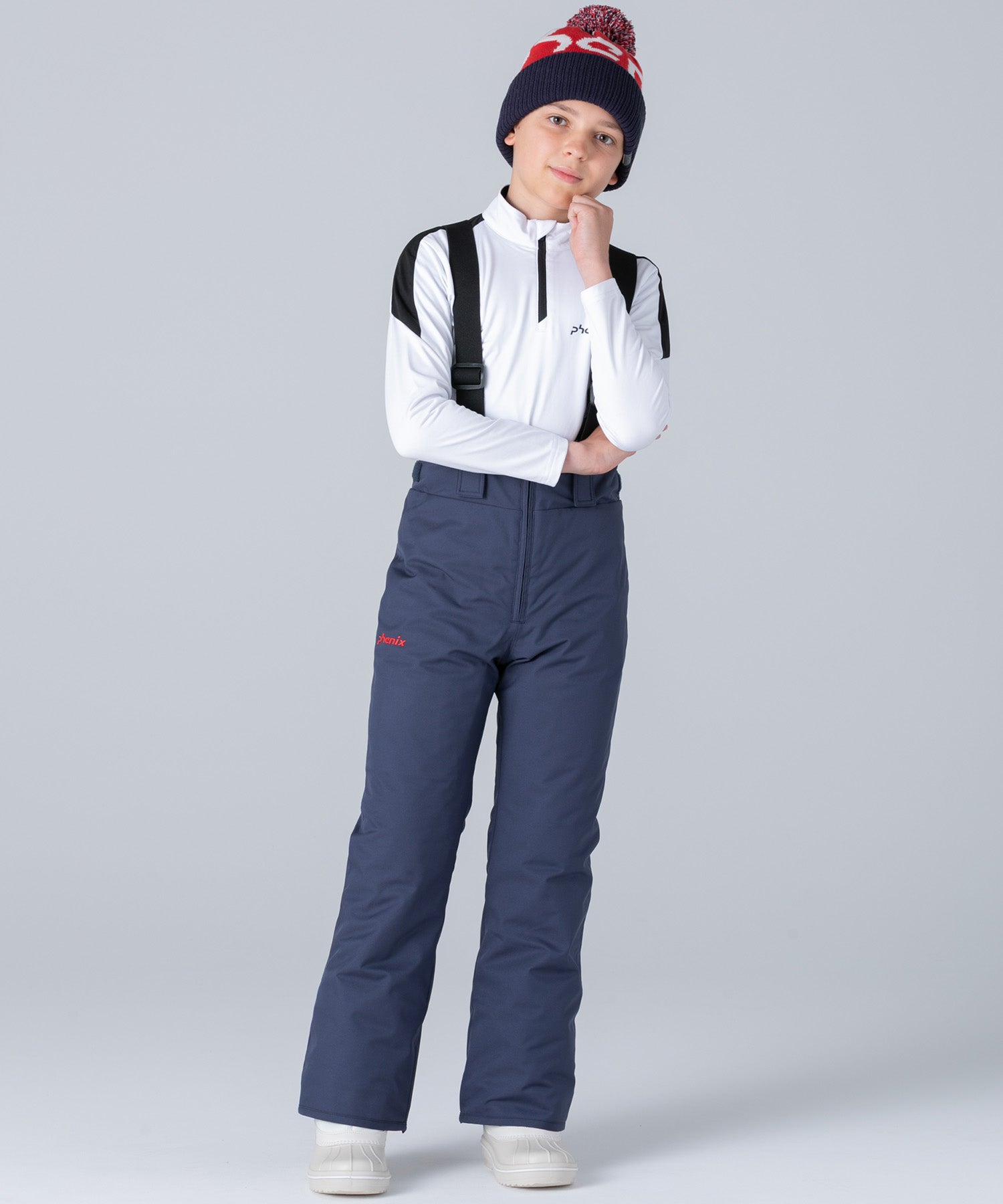 【KIDS/JUNIOR】Asymmetrical Bicolor Two-piece アシンメトリカルバイカラーツーピース /phenixスキーウェア 25AW