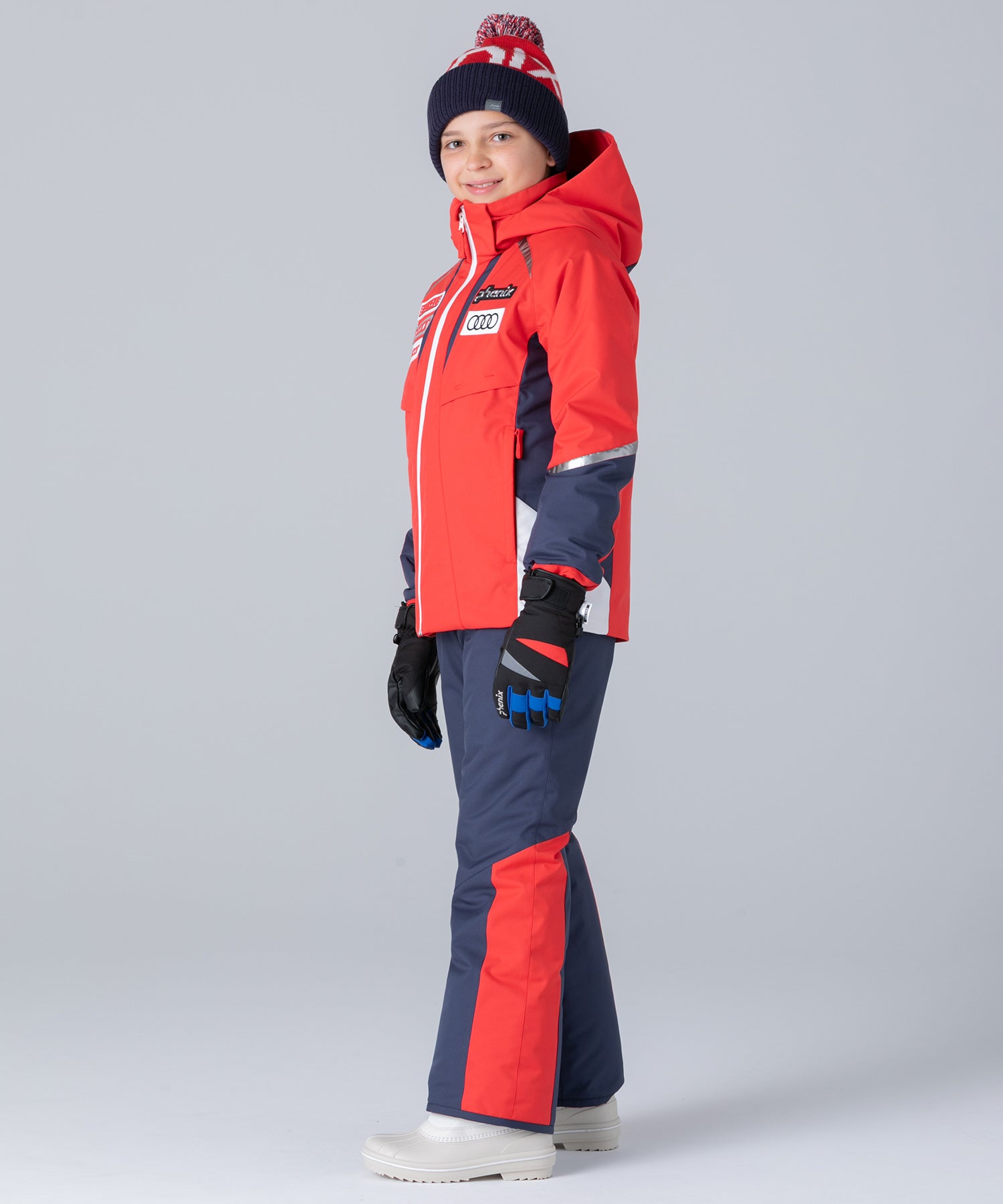 【KIDS/JUNIOR】Sweden Junior Two-piece スウェーデンジュニアツーピース / SWEDEN / 最大20cmサイズ調整可能 /phenixスキーウェア 25AW