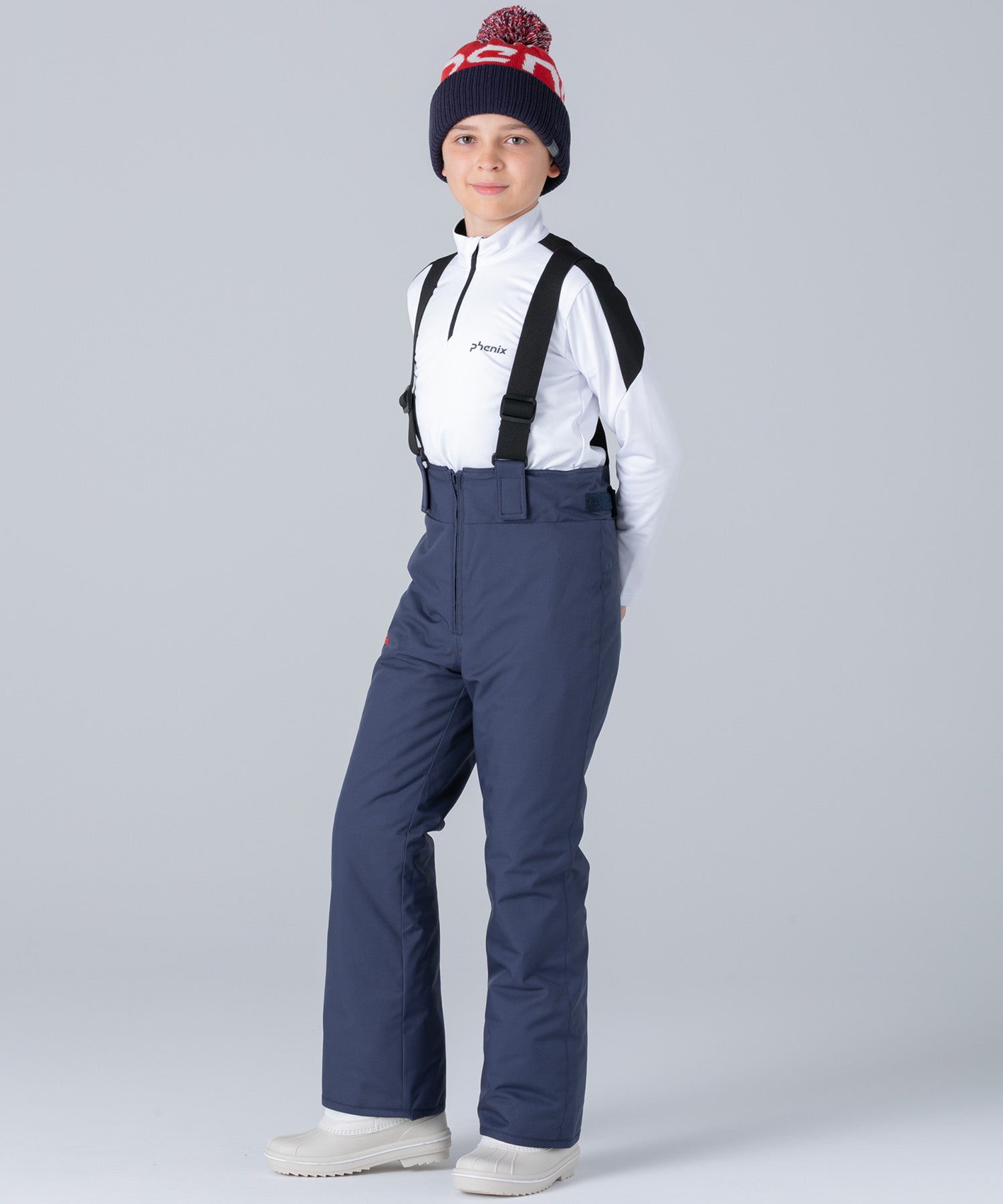 【KIDS/JUNIOR】Asymmetrical Bicolor Two-piece アシンメトリカルバイカラーツーピース /phenixスキーウェア 25AW