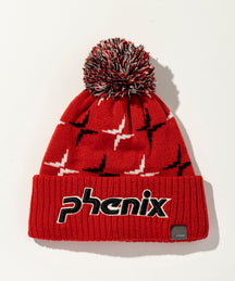 【KIDS/JUNIOR】Cross Pattern Knit Cap / クロスパターンニットキャップ / phenix スキーウェア 26AW
