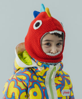 【KIDS/JUNIOR】Dinosaur Knit Cap / ダイナソーニットキャップ / phenix スキーウェア 26AW