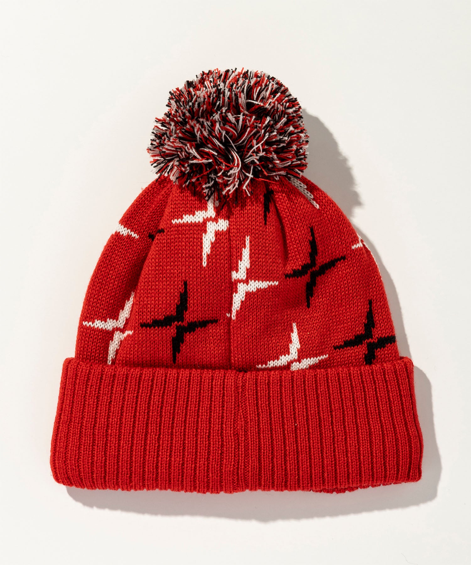 【KIDS/JUNIOR】Cross Pattern Knit Cap / クロスパターンニットキャップ / phenix スキーウェア 26AW