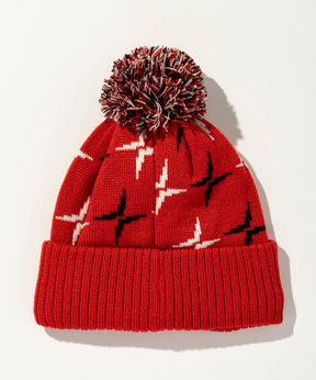 【KIDS/JUNIOR】Cross Pattern Knit Cap / クロスパターンニットキャップ / phenix スキーウェア 26AW