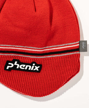 【KIDS/JUNIOR】Junior Simple Lined Knit Beanie / ジュニアシンプルラインドニットビーニー / phenix スキーウェア 26AW