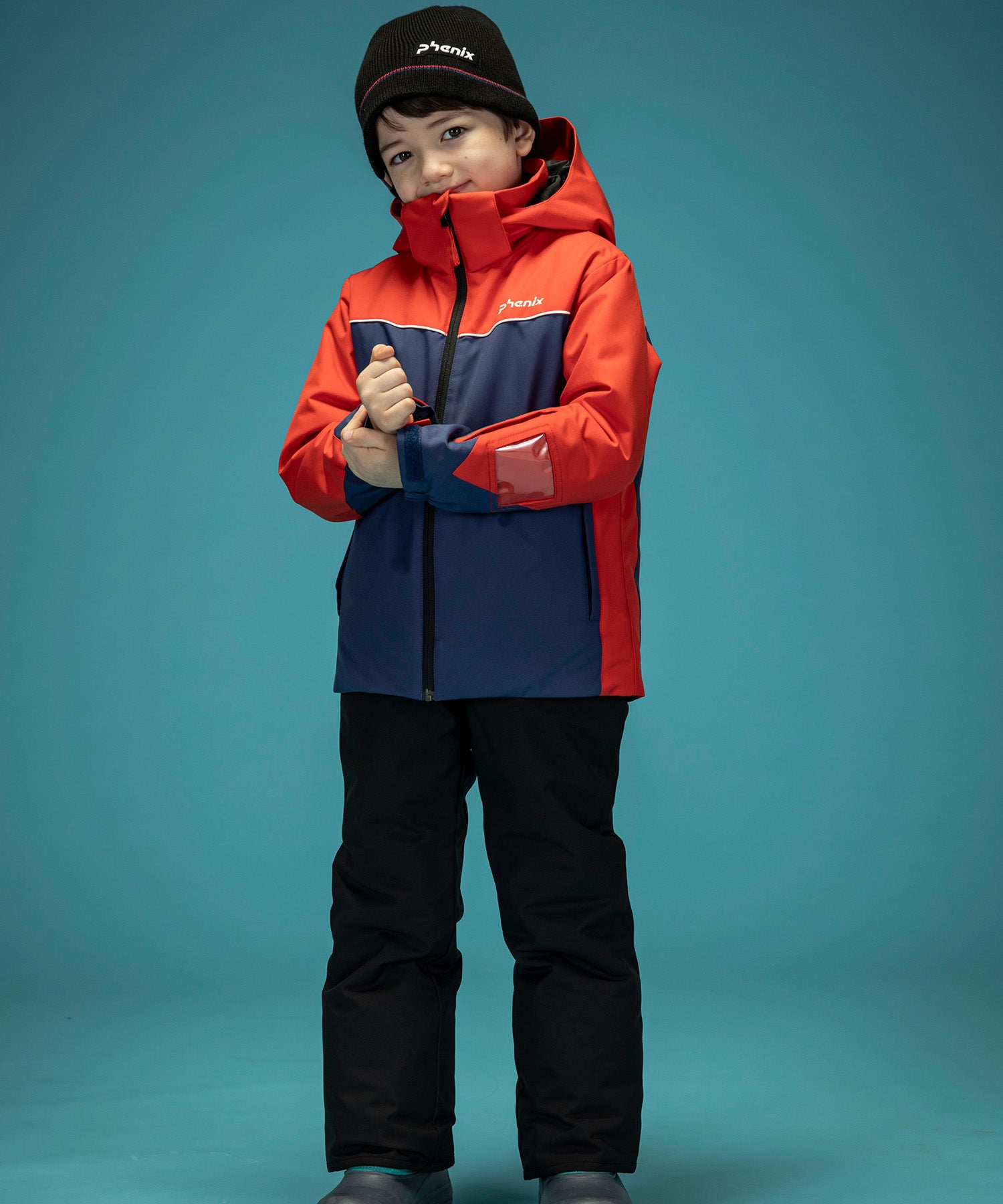 KIDS/JUNIOR】Color Blocking Junior Two-piece ストレートラインスリーブスジュニアツーピース /