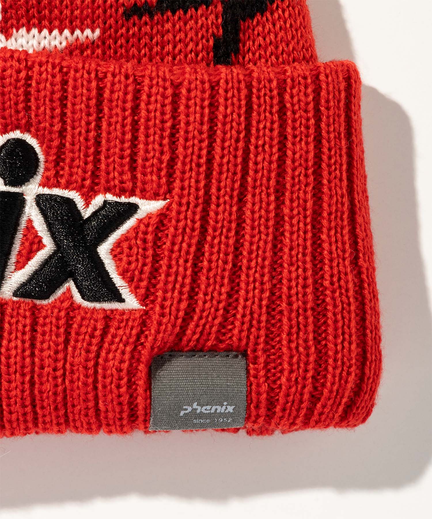 【KIDS/JUNIOR】Cross Pattern Knit Cap / クロスパターンニットキャップ / phenix スキーウェア 26AW