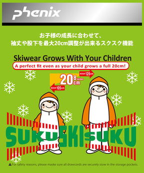 【KIDS/JUNIOR】Yuki HERO Jr Two-Piece / ユキヒーロージュニアツーピース / phenix スキーウェア 26AW