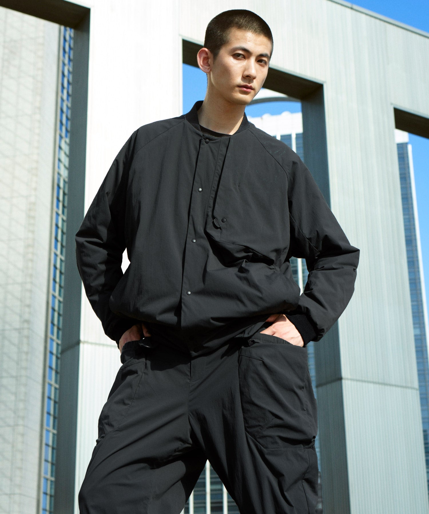 【MENS】クランクジャンパー・アウター 中綿ジャケット Crank jumper III / karu-stretch taffetaII / アルクフェニックス