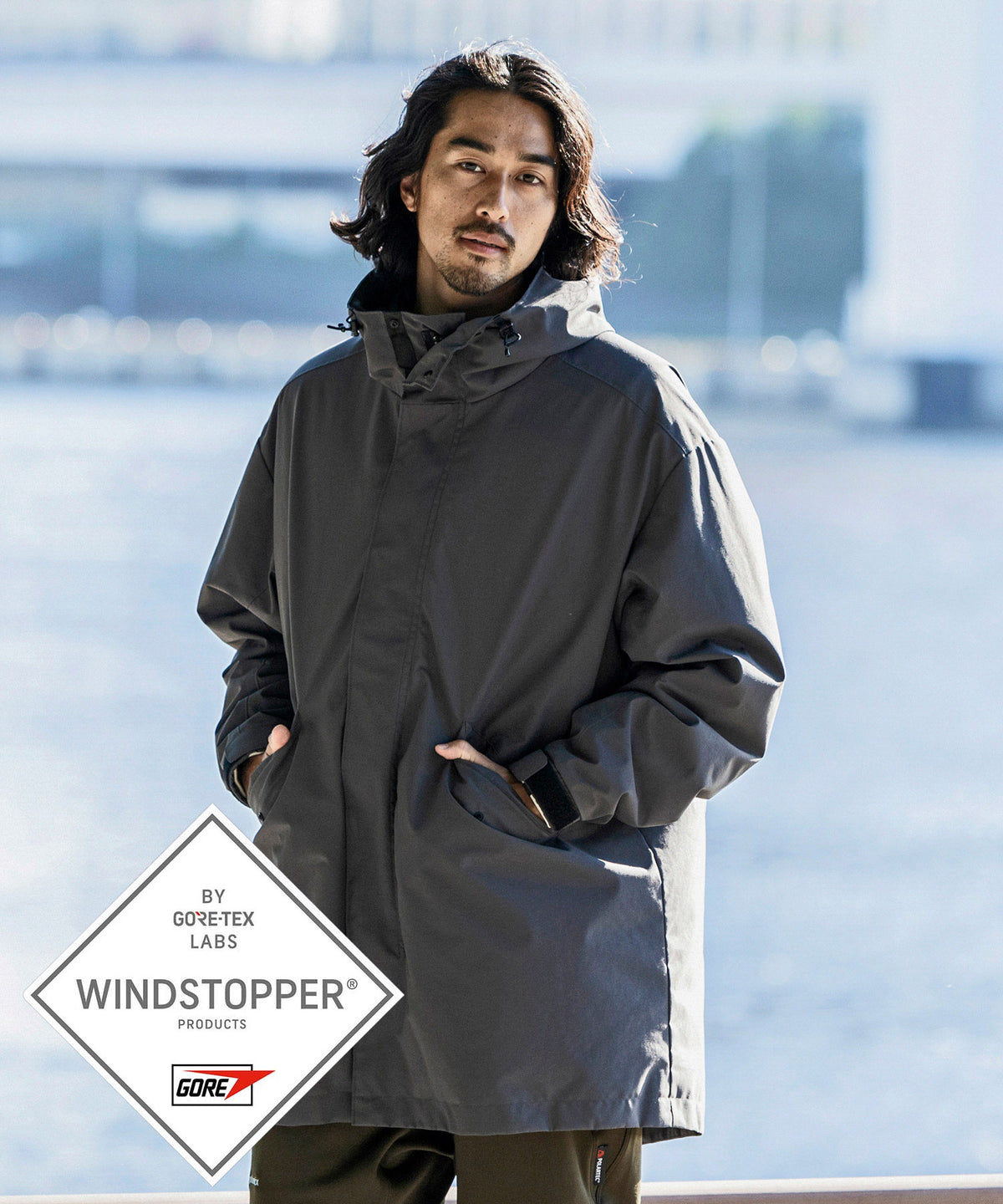 【11月上旬お届け予約商品】【MENS】MODS DOWN COAT モッズダウンコート / WINDSTOPPER(R) プロダクト by GORE TEX LABS +phenix(プラスフェニックス)