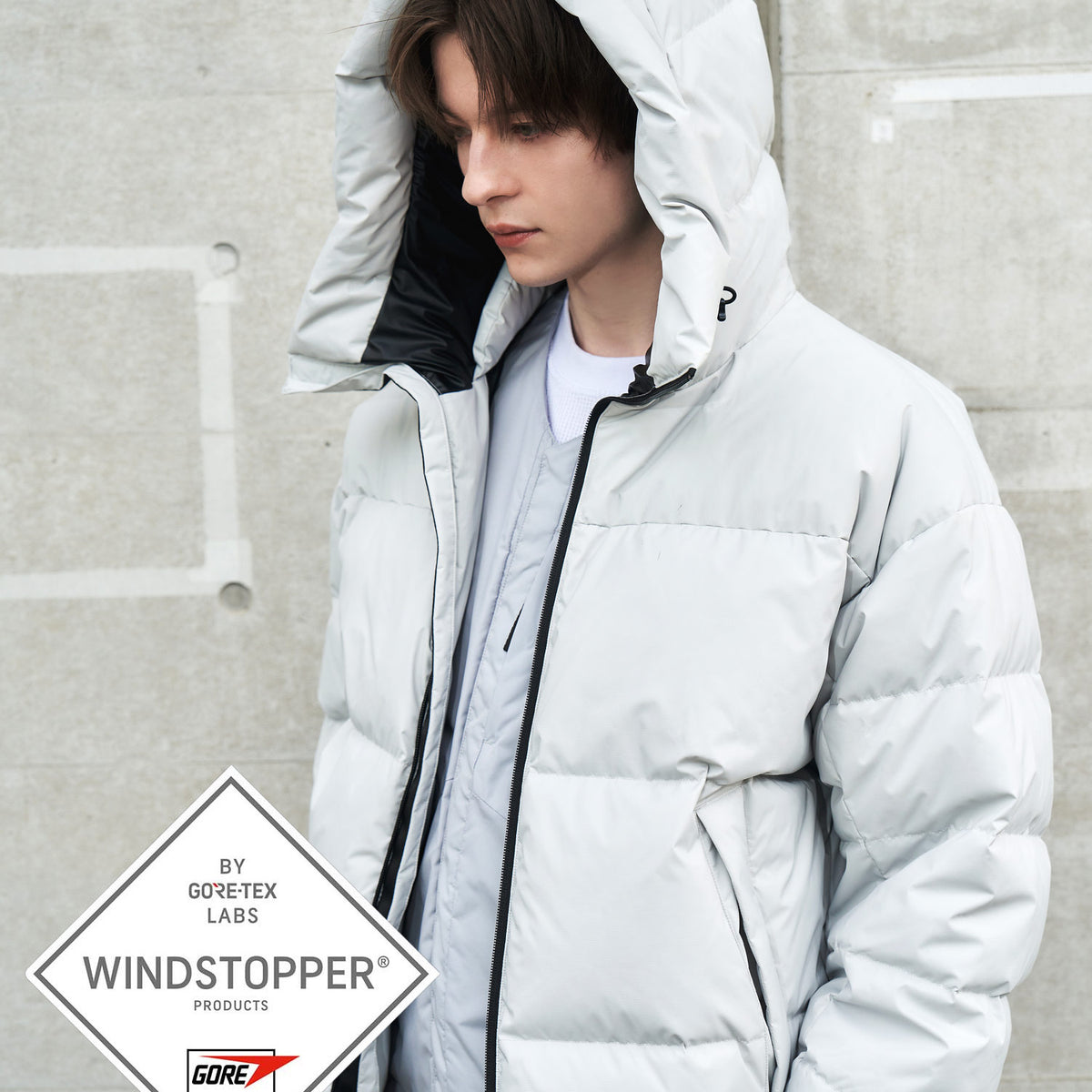 【MENS】QUILTING DOWN JACKET キルティング ダウンジャケット / WINDSTOPPER(R) プロダクト by G