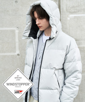 【MENS】QUILTING DOWN JACKET キルティング ダウンジャケット / WINDSTOPPER(R) プロダクト by GORE TEX LABS +phenix(プラスフェニックス)