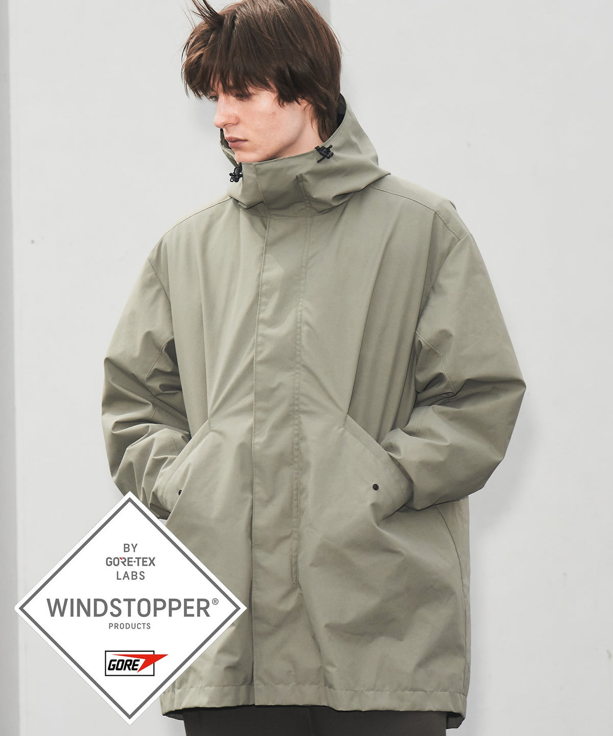 【11月上旬お届け予約商品】【MENS】MODS DOWN COAT モッズダウンコート / WINDSTOPPER(R) プロダクト by GORE TEX LABS +phenix(プラスフェニックス)