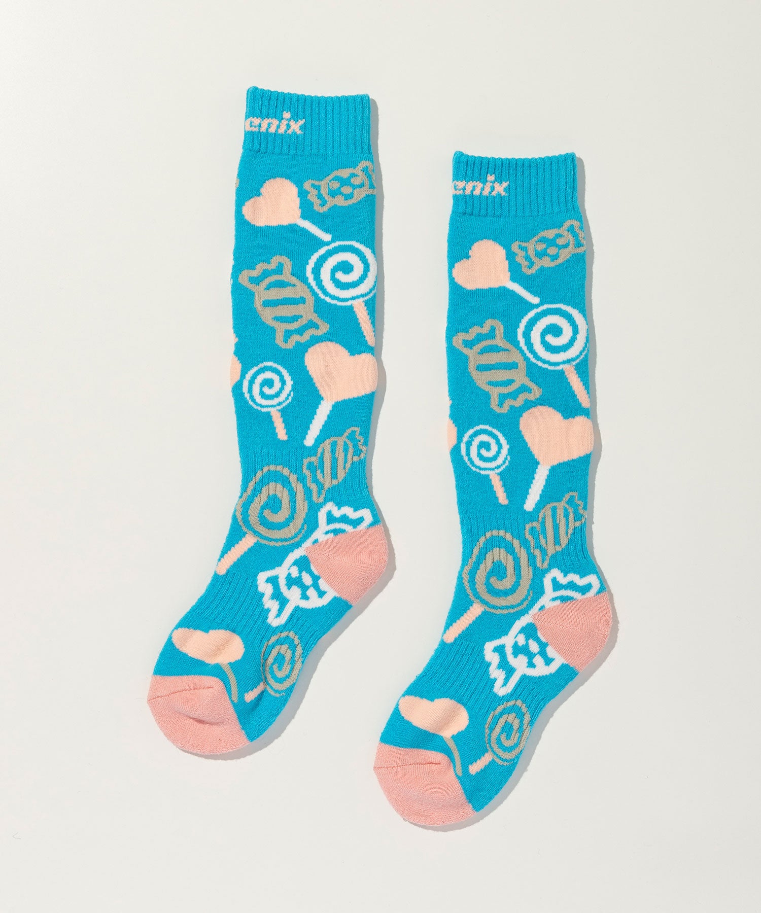 KIDS/JUNIOR】Candy Motif Ski Socks / キャンディモチーフスキー