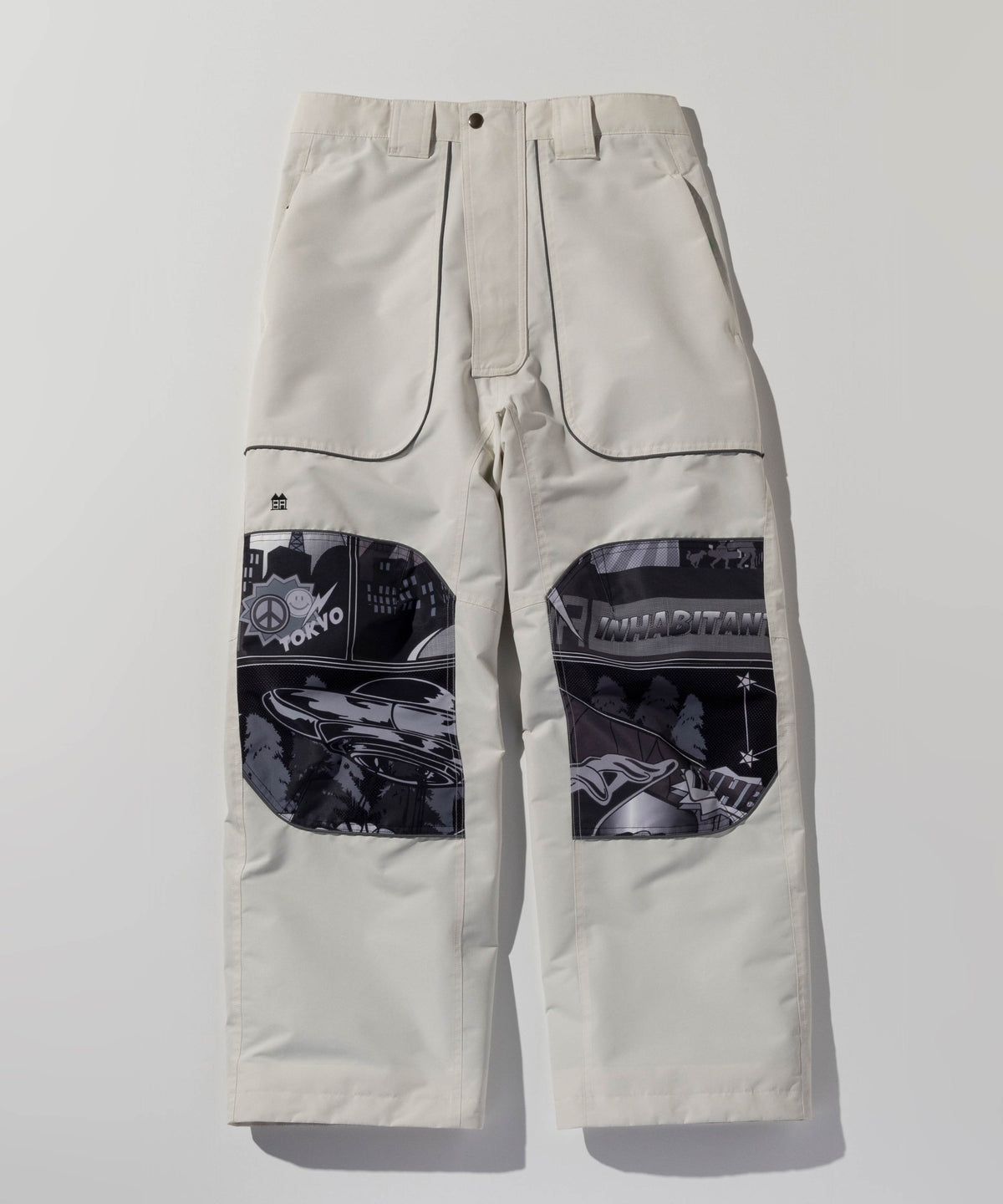 【11月中旬お届け予約商品】【MENS】PIPING LINE SNOW PANTS  パイピングラインスノーパンツ /inhabitant(インハビタント)