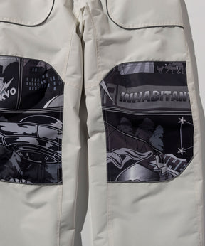 【11月中旬お届け予約商品】【MENS】PIPING LINE SNOW PANTS  パイピングラインスノーパンツ /inhabitant(インハビタント)
