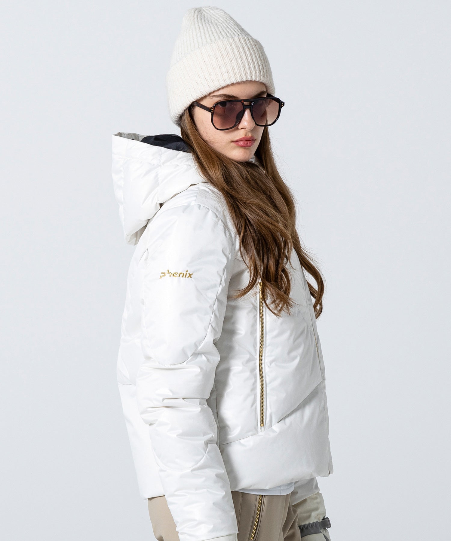 【WOMENS】Irregular Cutting Down Jacket イレギュラーカッティングダウンジャケット / GRACE /phenixスキーウェア 25AW