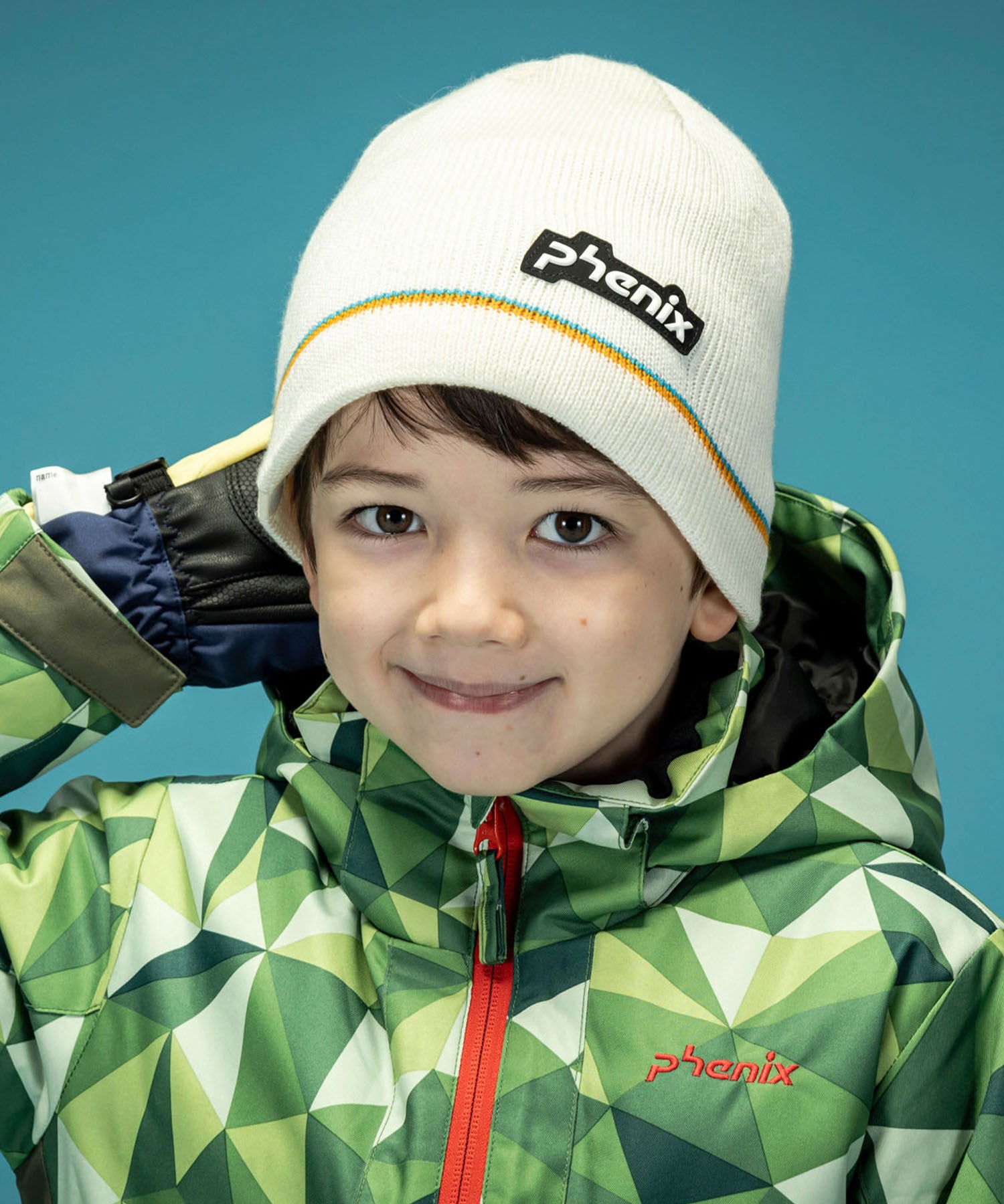 【KIDS/JUNIOR】Double Line Junior Beanie ダブルラインジュニアニットハット / JUNIOR ACC / 子供用 ニットキャップ / phenixスキーウェア 24AW