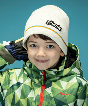 【KIDS/JUNIOR】Double Line Junior Beanie ダブルラインジュニアニットハット / JUNIOR ACC / 子供用 ニットキャップ / phenixスキーウェア 24AW