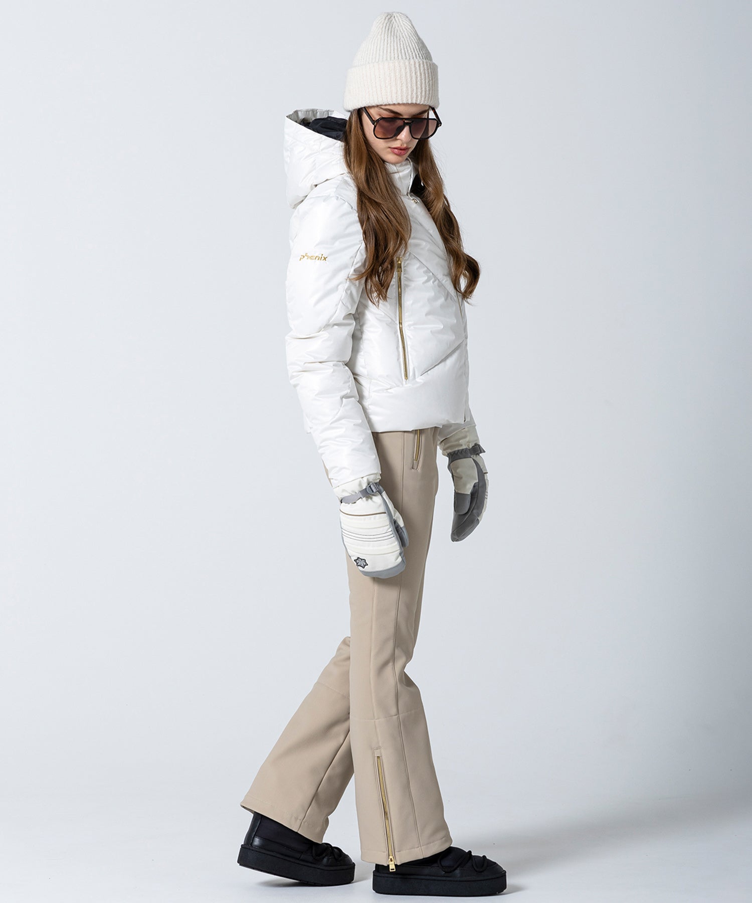 【WOMENS】Irregular Cutting Down Jacket イレギュラーカッティングダウンジャケット / GRACE /phenixスキーウェア 25AW
