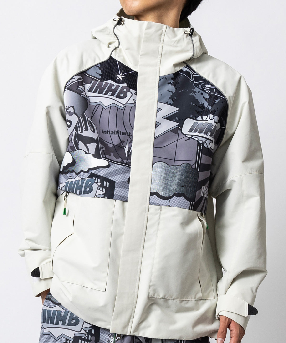 【11月中旬お届け予約商品】【MENS】FULL ZIP SNOW JACKET フルジップスノージャケット /inhabitant(インハビタント)