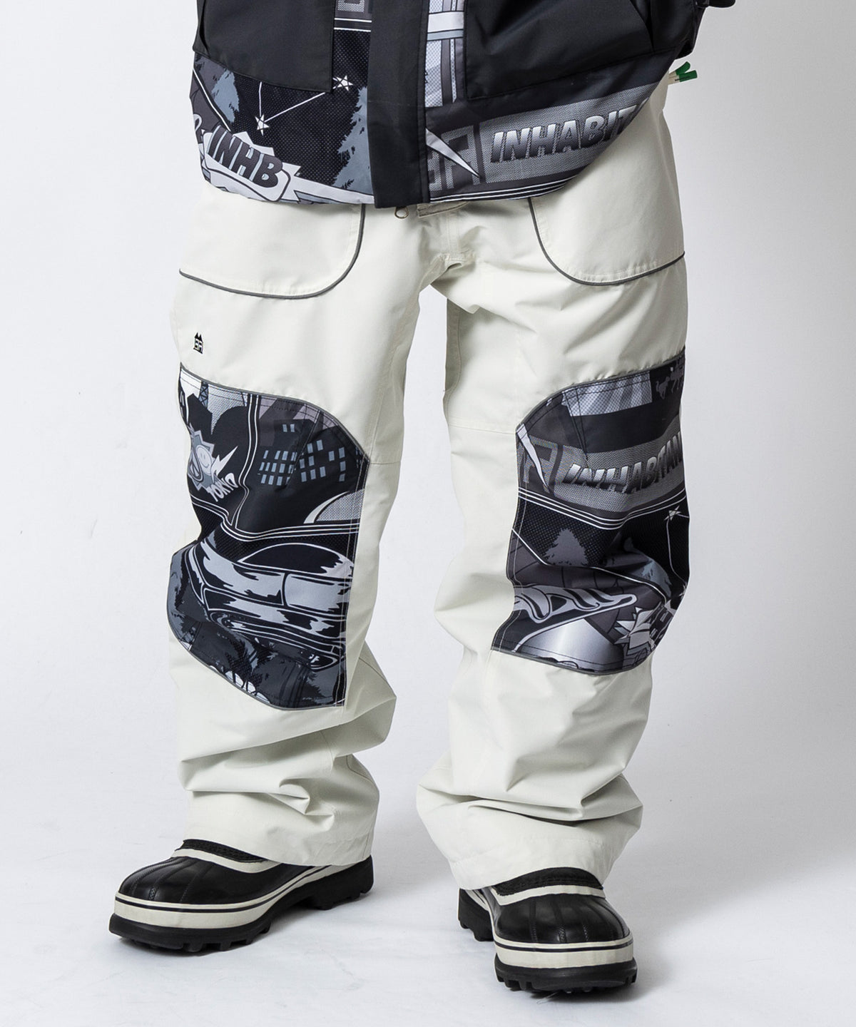【11月中旬お届け予約商品】【MENS】PIPING LINE SNOW PANTS  パイピングラインスノーパンツ /inhabitant(インハビタント)