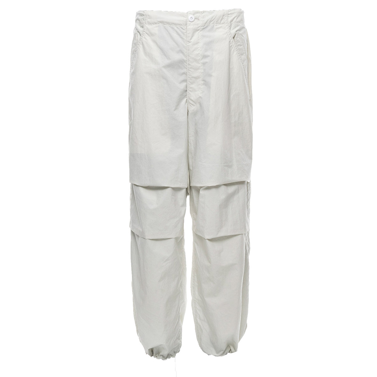 Lu. Puff Jacquard Pants パンツ　ホワイト　RUMIKA TROUSERS, TYPE P-001 / REWORKED SNOW CAMO CARGO PANTS
