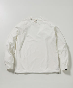 【7月上旬お届け予約商品】【MENS】DRY DRAW CORD LONG SLEEVE T-SHIRTS ドライドローコードロングスリーブTシャツ / 吸水速乾 / UPF50＋/ +phenix(プラスフェニックス)