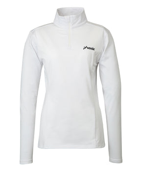 【WOMENS】Basic Set-in Sleeve 1/2 Zip Tee ベーシックセットインスリーブ1/2ジップT /phenixスキーウェア 25AW