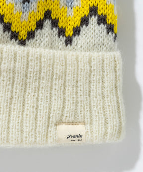 【KIDS/JUNIOR】Mix Border Watch Hat  ミックスボーダージュニアニットハット /phenixスキーウェア 25AW