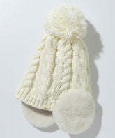 【KIDS/JUNIOR】Low Gauge Earflap Watch Hat  ローゲージイヤーフラップニットハット /phenixスキーウェア 25AW